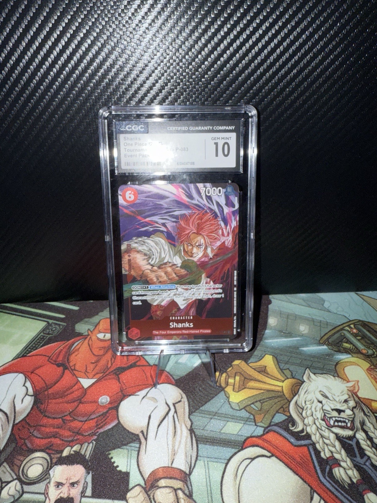 CGC Gem Mint 10 2025 Shanks One Piece TournamentPromos - P-083 Event Pack Vol .6 view 4