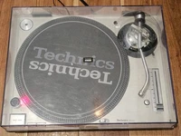 Technics SL-1200MK3D Silver Direct Drive DJ Turntable w/ Dust Cover & Box Tested