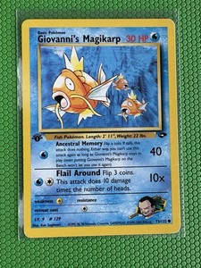 Pokemon Giovanni's Magikarp Gym Challenge 73/132 1st Edition NM