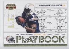 2008 Donruss Gridiron Gear Playbook Gold /100 LaDainian Tomlinson #PL-19 HOF 9ap