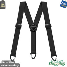 Suspenders for Men Heavy Duty, X Shape Back Hidden Suspender 1.5" Under Clothing