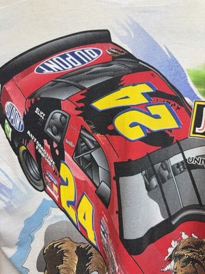 Vintage 1997 Chase Authentics Jeff Gordon Jurassic Park NASCAR T