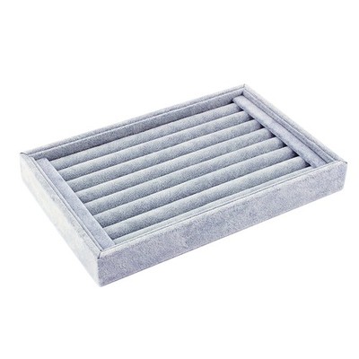 Ring Jewellery Display Storage Box Tray Case Organiser For Tie Clip Earrings AP9