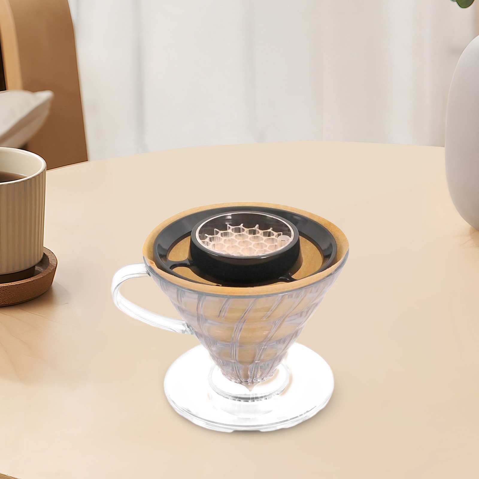 CAFEMASY Pour Over Coffee Drip Assist - V60 & Cone Coffee Filter Accessories