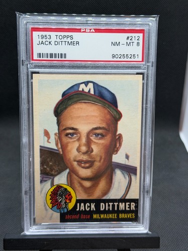 Jack Dittmer #212 1953 Topps card