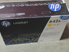 Genuine HP 642A Yellow Toner Cartridge CB402A LaserJet CP4005 Open Box Sealed