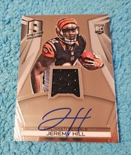 2014 Spectra RPA Jeremy Hill Cincinnati Bengals Autograph Silver 100/149 #207