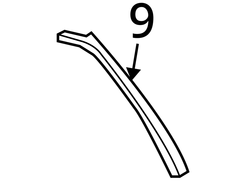 SE ADAPTA A GMC ENVOY XL 2002-2006 TIRA DE SELLADO L/PUERTA WDO S 15231602 - NUEVO OEM Foto 3 de 3