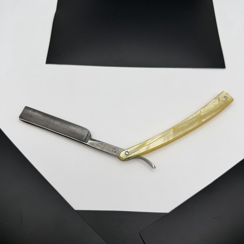 Rare Vintage W.R. Case and Sons "Lone Star" Straight Razor with Original Box - Picture 3 of 24