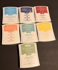 Classic/Craft Stampin Pad Stampin Up 7 Used Pads In All 1 Craft Pigment Ink