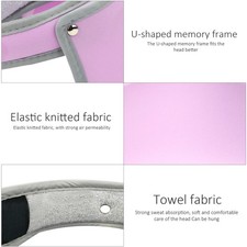 Elastic Knitted Fabric Breathable Sun Hat 360° Rotation Adjustable UV P NEW