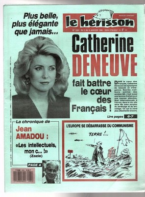 CATHERINE DENEUVE - MICK MICHEYL - LE HERISSON 2281 - 1990