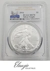 2016 American Silver Eagle 30th Anniversary PCGS MS70