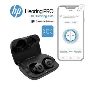 HP Hearing PRO Self-Fitting OTC Hearing Aids New/Sealed