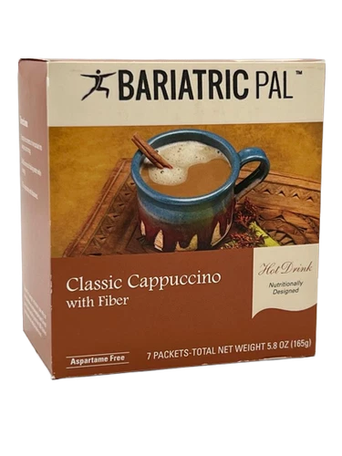 BariatricPal 15g Protein Hot Cappuccino with Fiber (Aspartame Free)