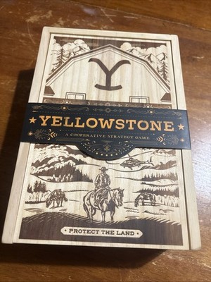Yellowstone TV Series Cooperative Strategy Game Protect the Land in Wood Box