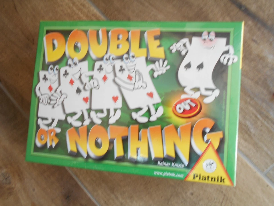 Double or Nothing (Piatnik). Strategisches Kartenspiel von R. Knizia. OVP, Folie - Bild 3 von 4
