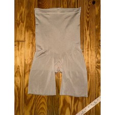 SPANX Women's High Waist Shaping Shorts 2XL Beige Tummy Control Shapewear firm