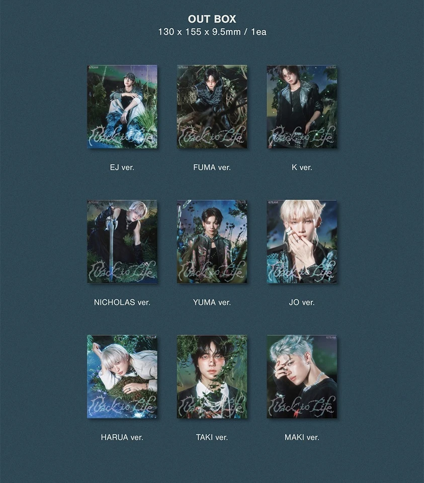 &TEAM BACK TO LIFE KR 1st Mini Album ROAR Ver/CD+5 Post Card+B.Mark+2 Photo Card - Image 4 of 4