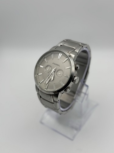 Reloj Pulsera FOSSIL HOMBRE FS4359 PLATA CRONÓGRAFO ESFERA GRANDE PLATEADA - Imagen 3 de 9