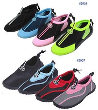 New Womens Slip on Water Shoes/Aqua Socks/Pool Beach Yoga Dance Exercise,Colors