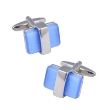 Fashion Men Cufflinks 1 Pair of Shirt Suit Cuff Links Jewelry Rhinestone Classic