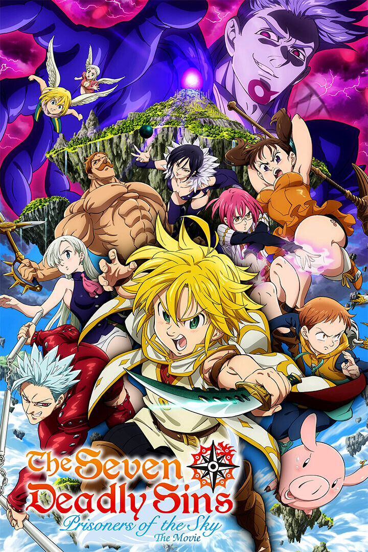 Hot Japan Anime Comic The Seven Deadly Sins Print Wall Art Home - POSTER  20x30