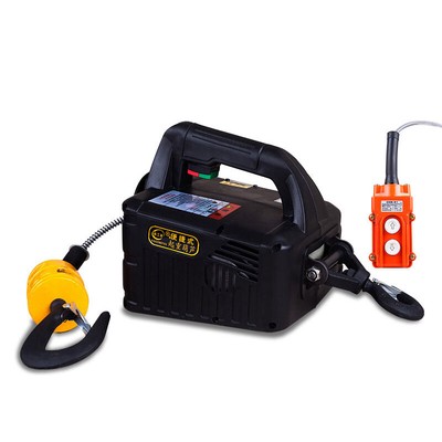 Electric Hoist Home Crane Portable Hand Winch Pull Block Wire Rope Hoist 220V