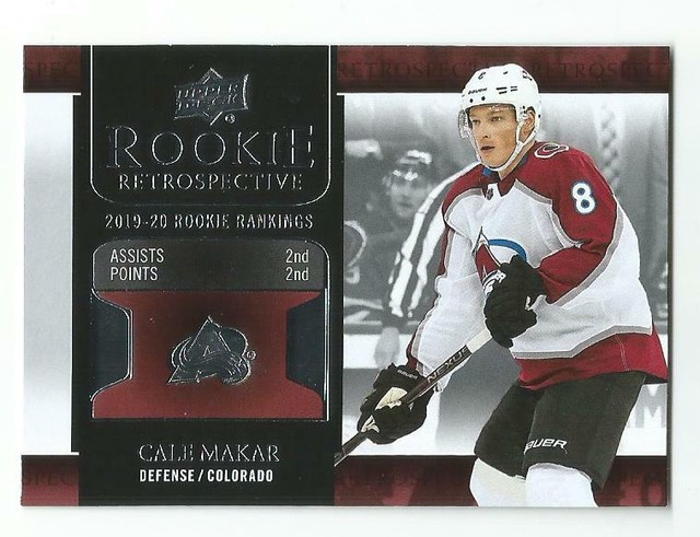 20 21 UD SERIES 1 CALE MAKAR ROOKIE RETROSPECTIVE INSERT 10 EBay