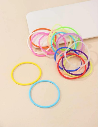 10 x PULSERAS GOMOSAS Jalea Goma Bandas Pelo Halloween Pulsera Fiesta Vestirse - Imagen 29 de 40