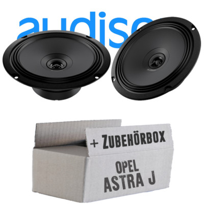 Audison Lautsprecher für Opel Astra J KFZ Set 16cm 2-Wege Koax Boxen Front Heck