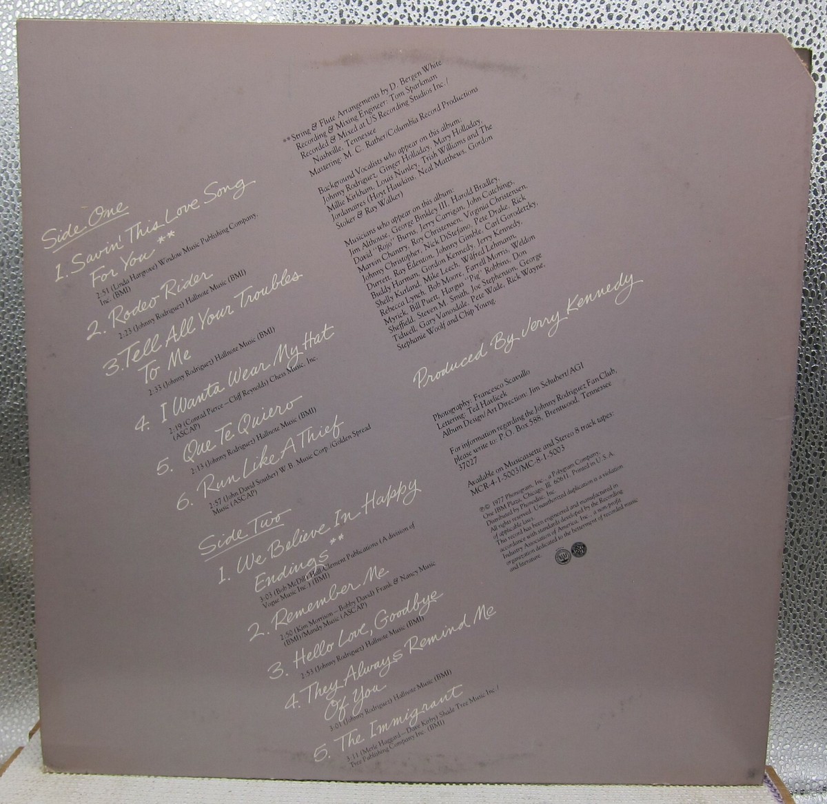 Johnny Rodriguez - Just for You - Mercury 1977 | eBay