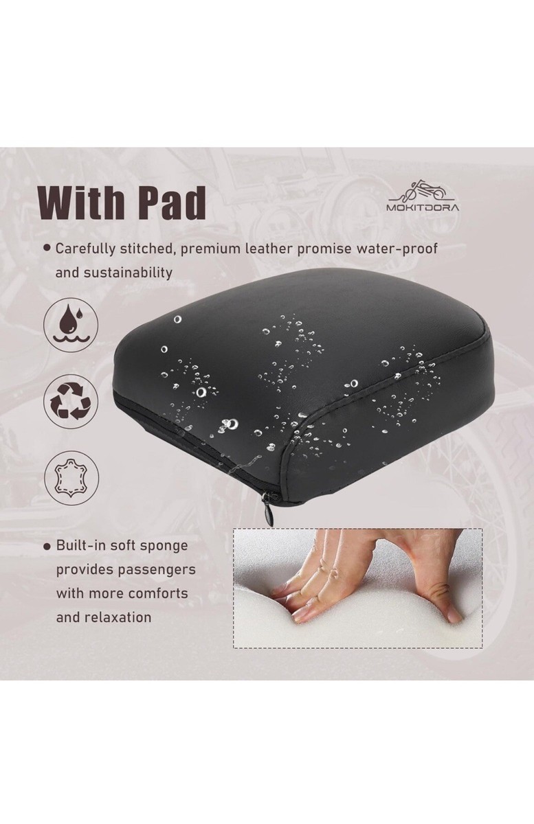 OKitDora Softail Sissy Bar Detachable Backrest Upright With Pad For - View #12