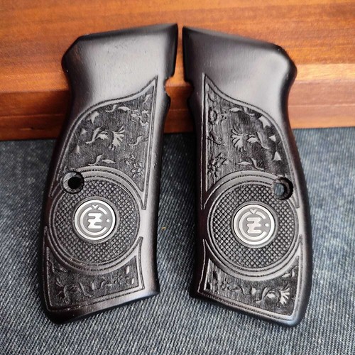 Imbottitura In Noce Turco Per CZ 75B / 85B – GUNGRIP Artigianale Con Logo MOAON