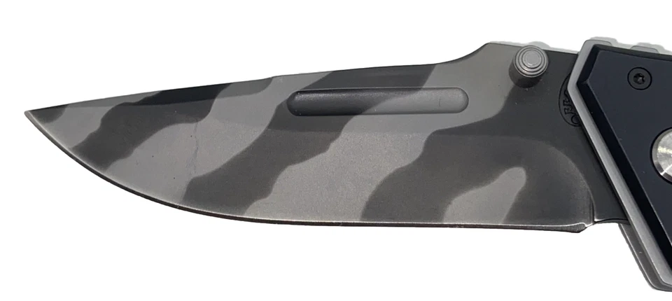 Frost Cutlery Tiger Stripe 3.75”  Straight Blade Heavy Duty EDC Frame Lock 9.25” - Image 4 of 4