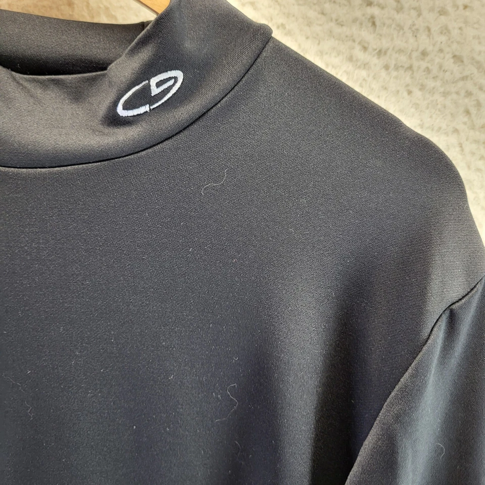 Camisa Pullover C9 Champion Niños XL Negra Logo Simulado Elastizada Manga Larga Foto 3 de 4