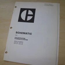 CAT 215 CRAWLER EXCAVATOR HYDRAULIC System Schematic shop diagram manual