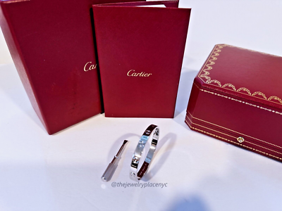 2022 ❤️ Cartier Love Bracelet White Gold Size 15 (New Screw