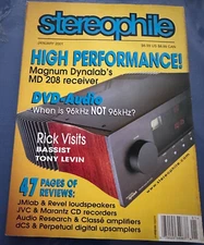 Stereophile Magazine featuring Audio Research VTM200 AMPS Magnum Dynalab MD 208