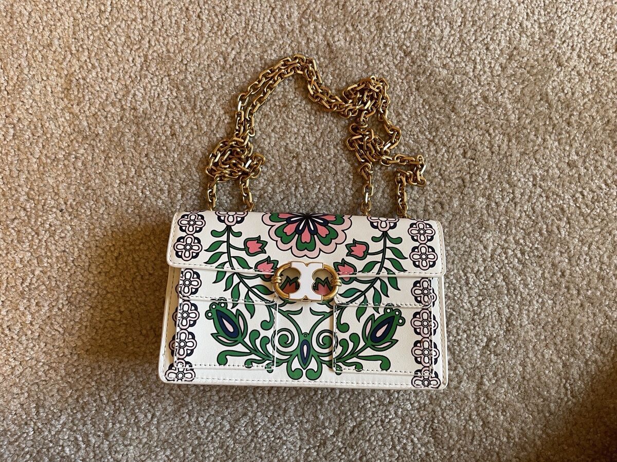 Tory Burch Gemini Link Garden Party Crossbody Purse Bag NWT Tory Burch Gemini Link Garden Party Crossbody Purse Bag NWT