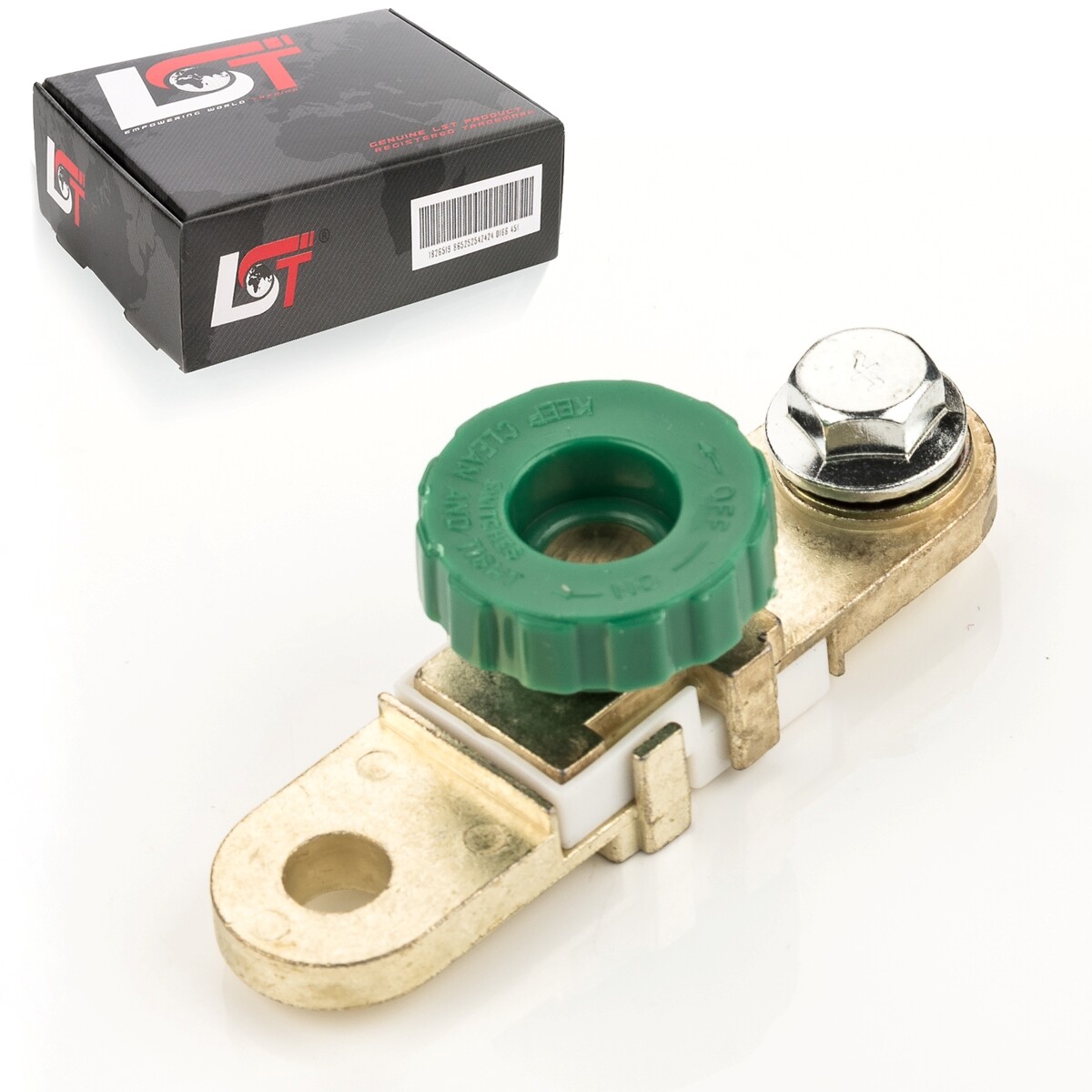 Battery Isolator Switch with Round Knob Green for BMW 5er 6er 7er
