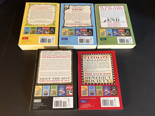 Mysterious Benedict Society: Lot of 5 Paperback Books by Trenton Lee Stewart - Picture 3 of 13