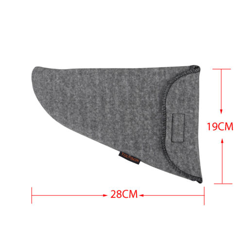TOURBON gestrickte Pistolensocken Aufbewahrungstasche Schießen weiche Pistole Abdeckung Tasche 5 Farben - Bild 12 von 35