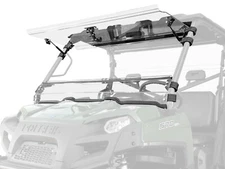 SuperATV Scratch Resistant Flip Windshield for Polaris Ranger Full Size XP 800