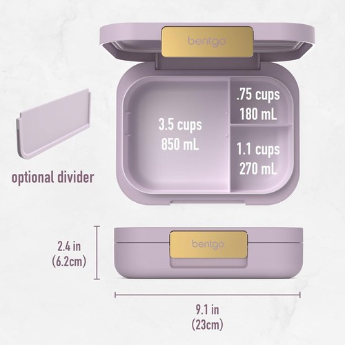 Modern - Leak-Resistant Bento Lunch Box For Adults, Teens, & Larger Appetites... - Picture 7 of 10