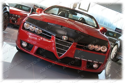 Bonnet BRA für Alfa Romeo 159 Bj. 2005 - 2011 Steinschlagschutz Haubenbra Tuning - Bild 2 von 3