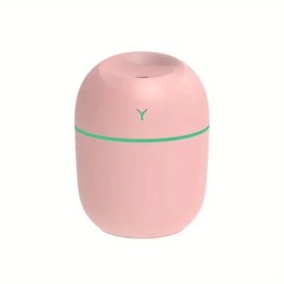 Pink Humidifier Essential Oil Diffuser Grain Ultrasonic Air LED Aromatherapy USB