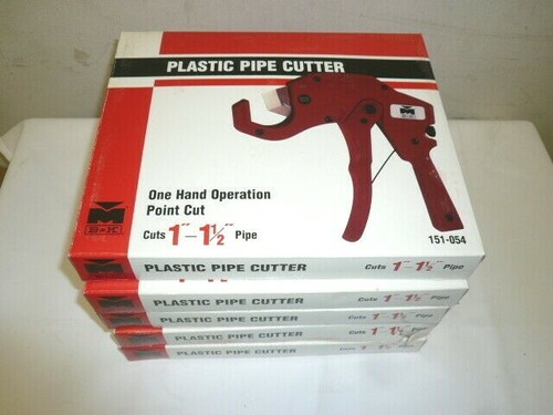 Mueller Plastic PVC Ratcheting Pipe Tube Cutter Up To 1-1/2