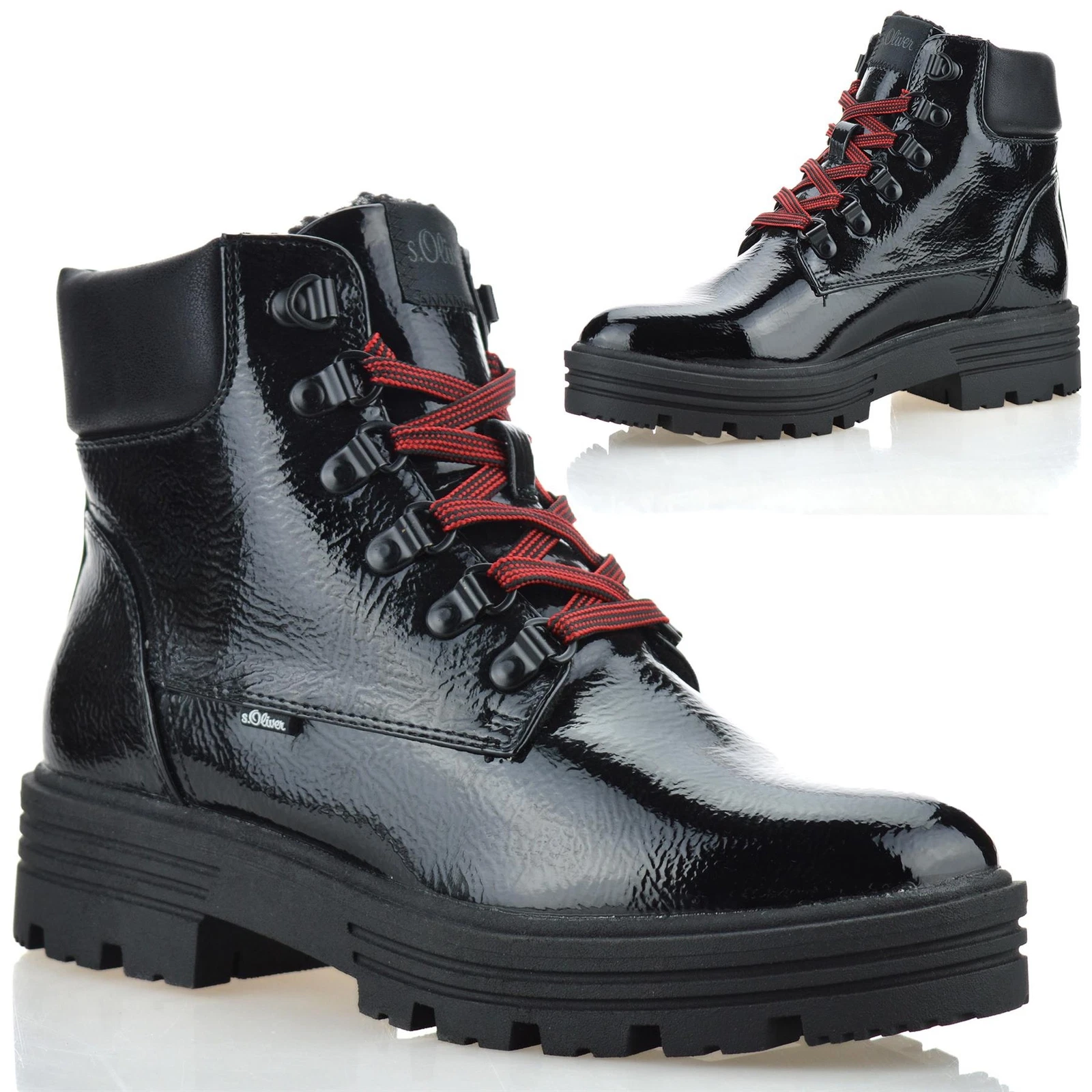 Ladies Womens Walking Hiking Memory Foam New Warm Biker Ankle Boots Shoes Size