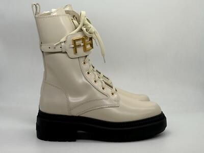 最終価格✴︎FENDI ホワイト ソックスブーツ Fendi 140MM Knee-High Wedge Boots | Saks Fifth Avenue